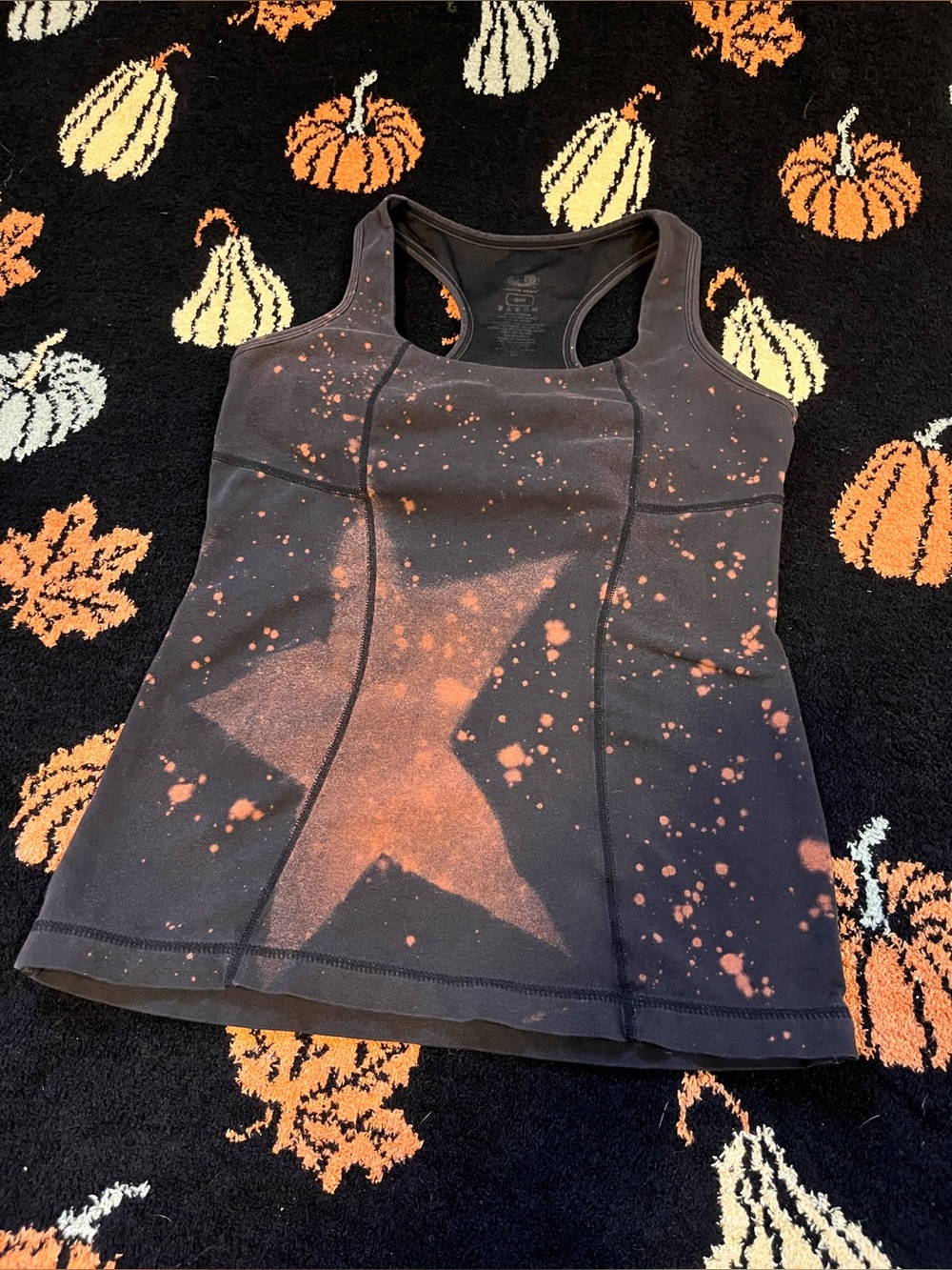 #36 Athletic Works Tank with Orange Star  available on live sept 7th 9am mst